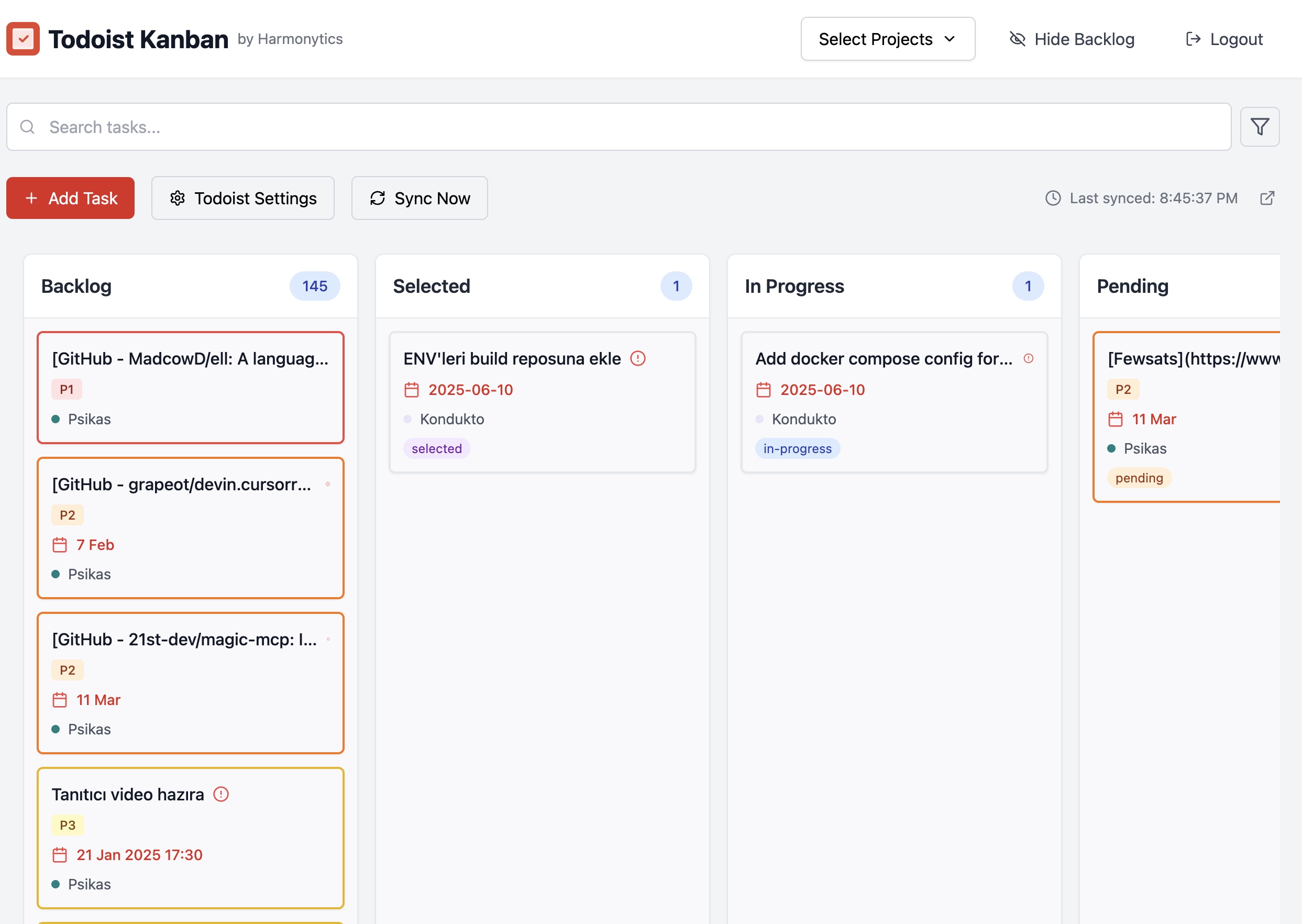 TodoistKanban